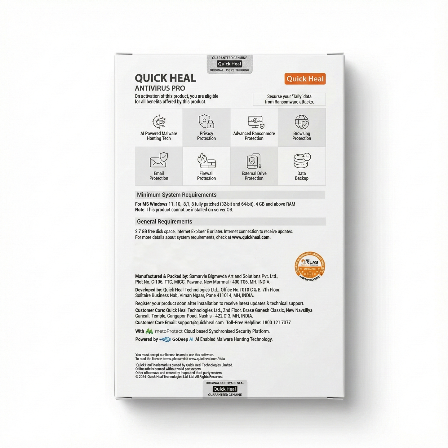 Quick Heal Antivirus Pro